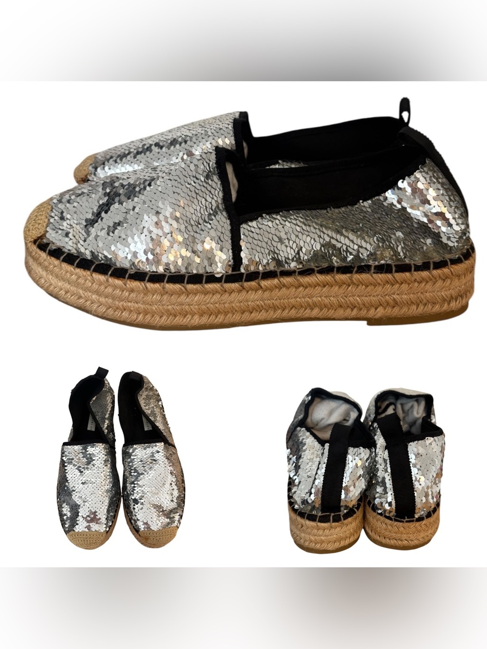 Zara Sequin Espadrilles